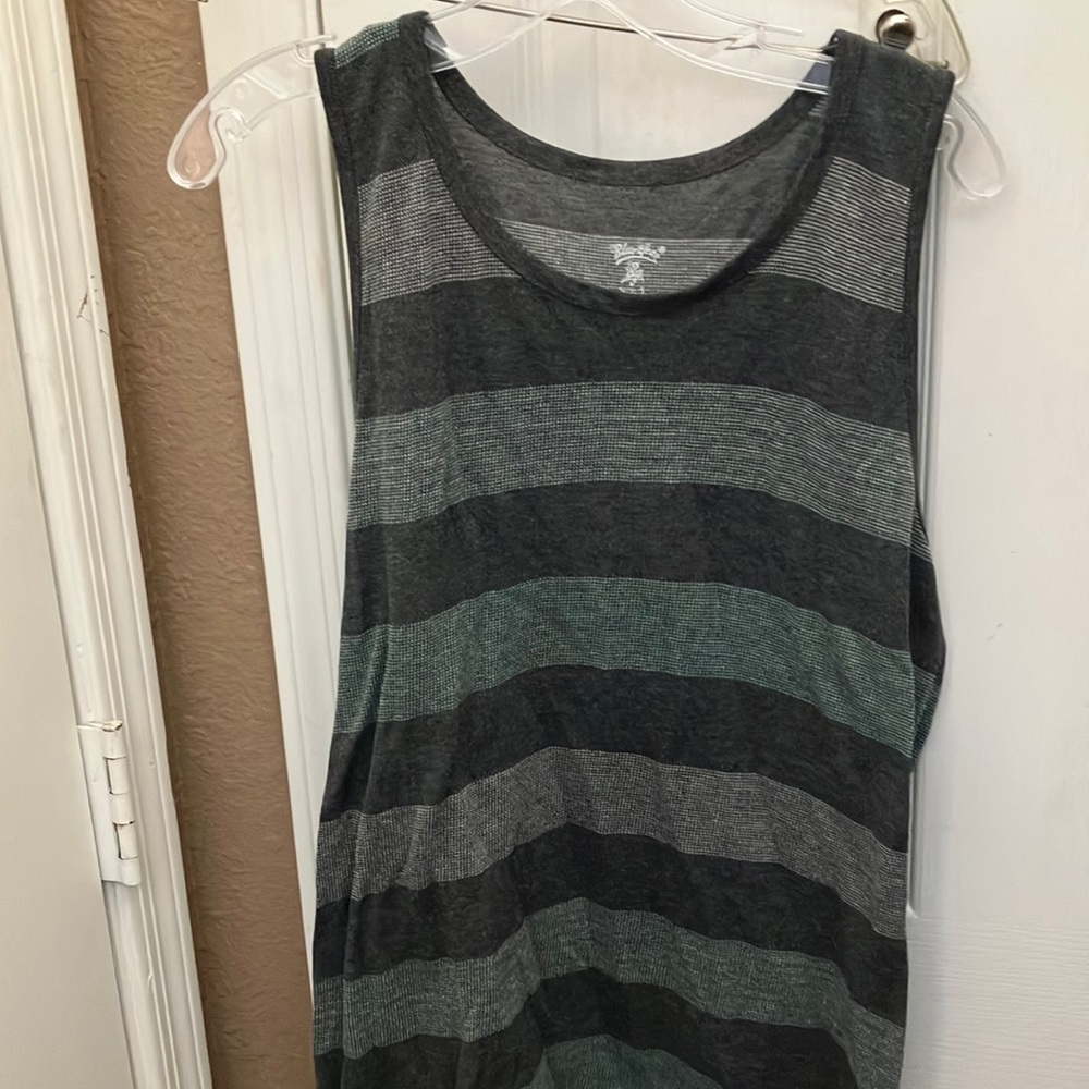 FINAL MARKDOWN Men’s blue gear tank top small